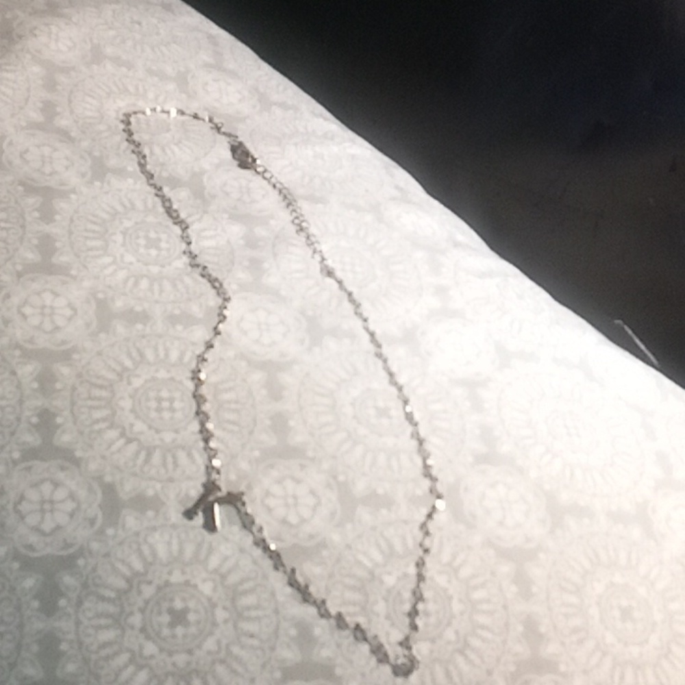 10 Inch Sterling Silver Chain Necklace With A Kle Product